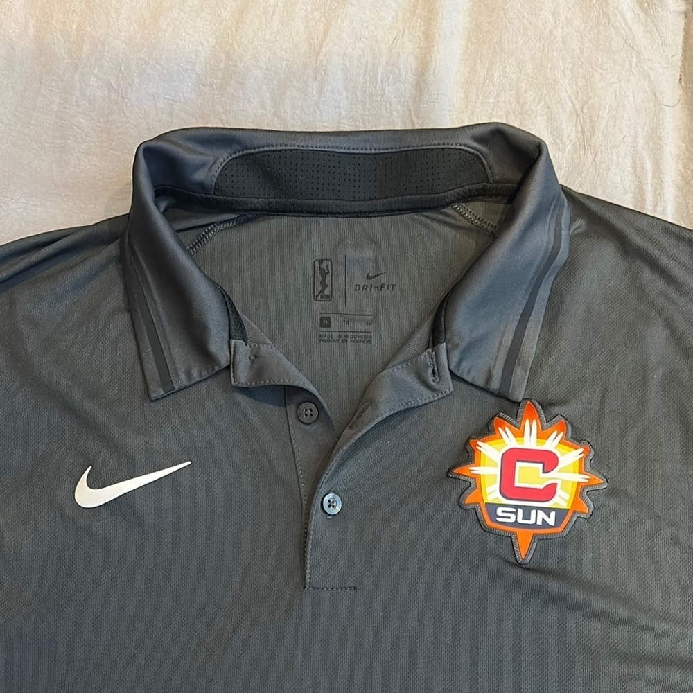 Nike grey dri-fit Polo Shirt with Connecticut Sun logo size XL extra large - Picture 2 of 4